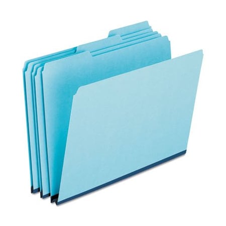 Tops Business Forms Pendaflex, PRESSBOARD EXPANDING FILE FOLDERS, 1/3-CUT TABS, LEGAL SIZE, BLUE, 25PK 9300T13